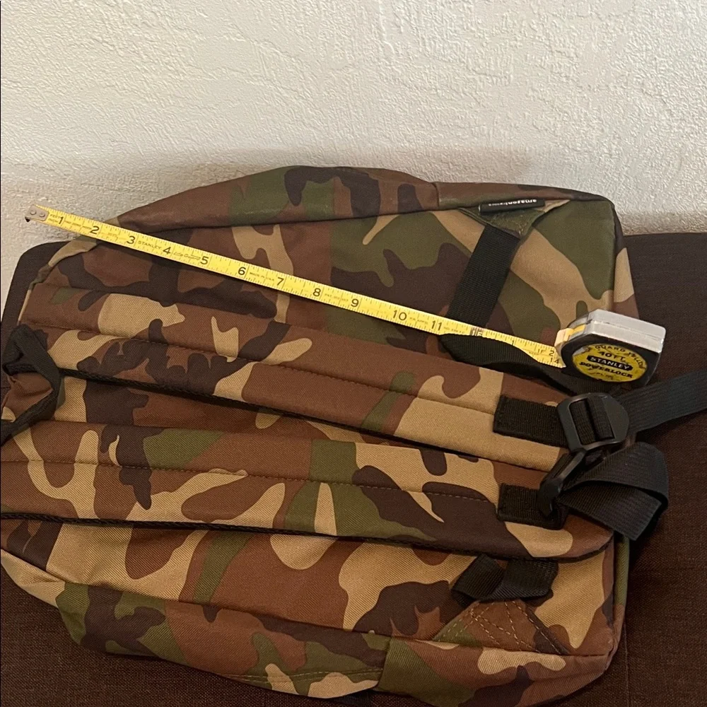 ( 0317) Unisex Camouflage Laptop 13 in. Backpack with Embroidered Logo WHT Horse
